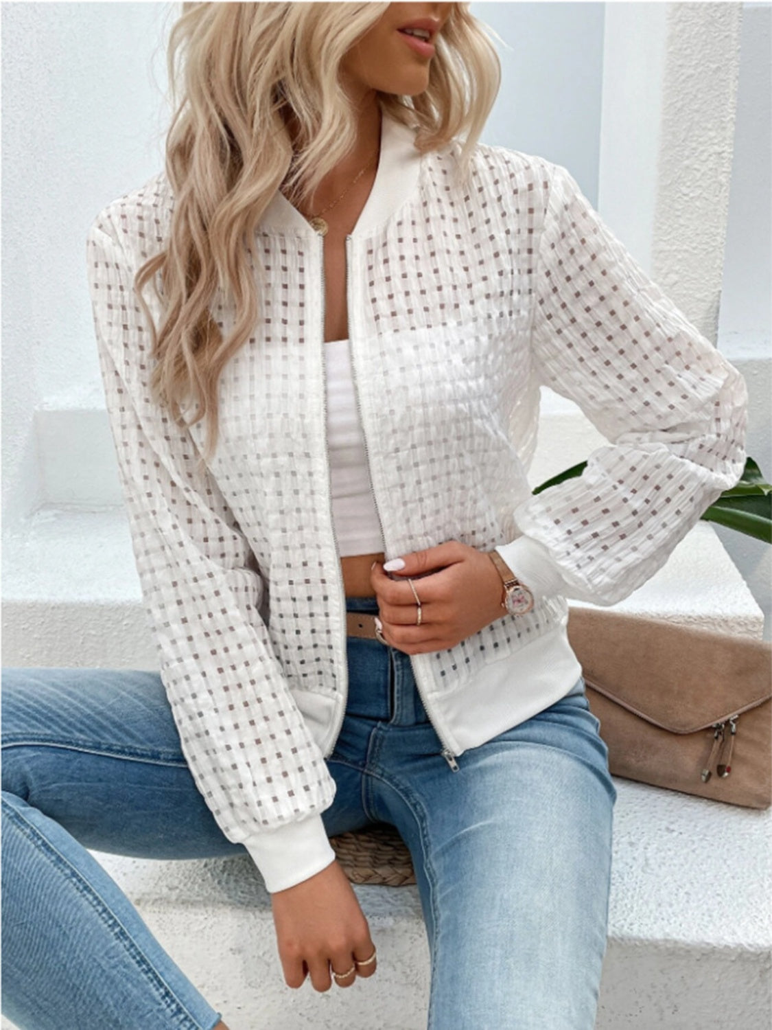Kirsten | Long sleeve jacket with zip