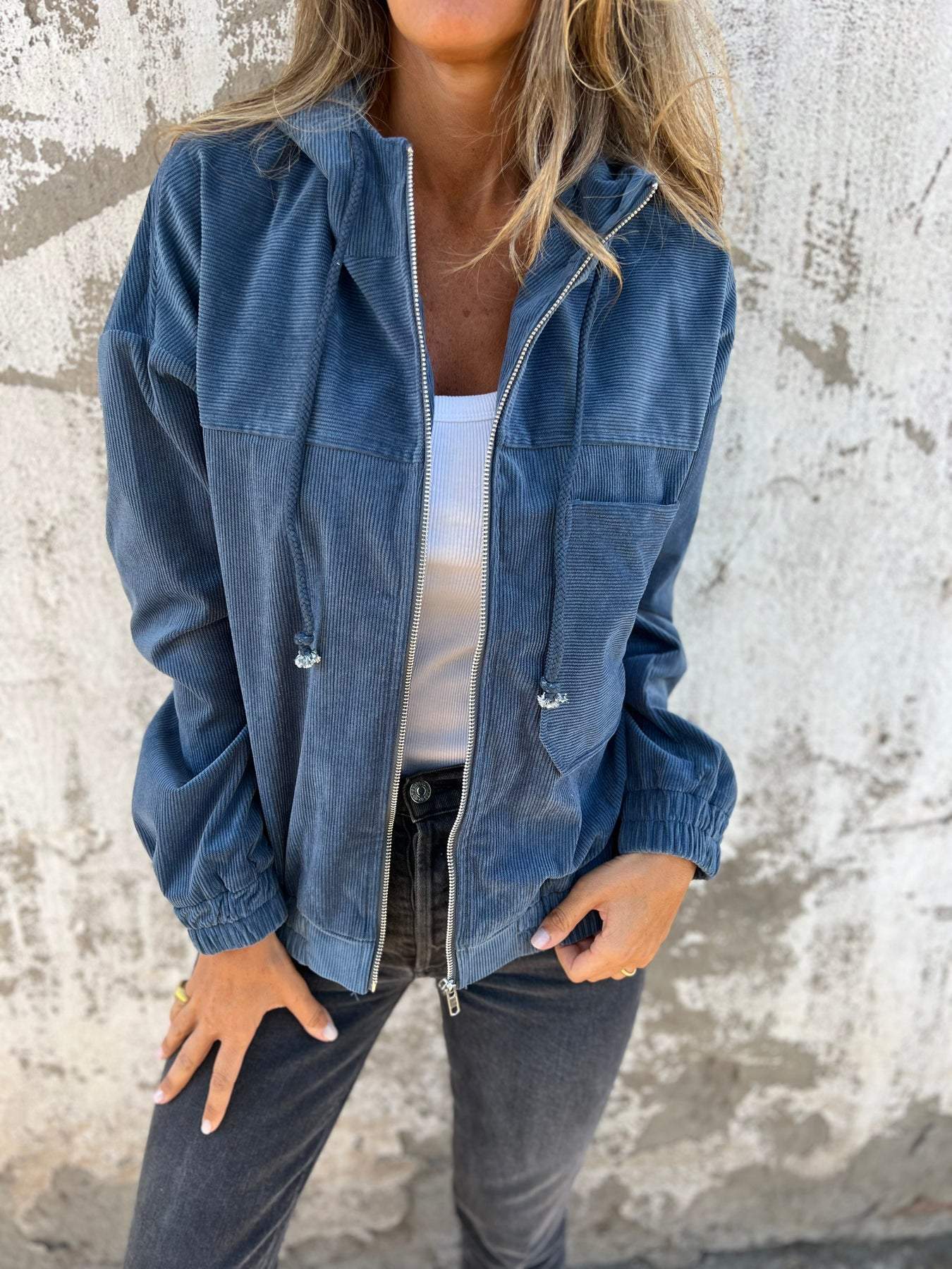 Hilda® | Leisure jacket with hood and zip