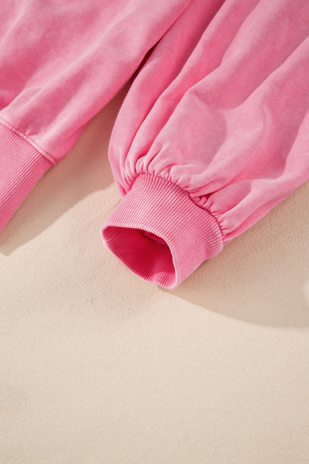 Valeria | Oversized sweatshirt with buttons and balloon sleeves