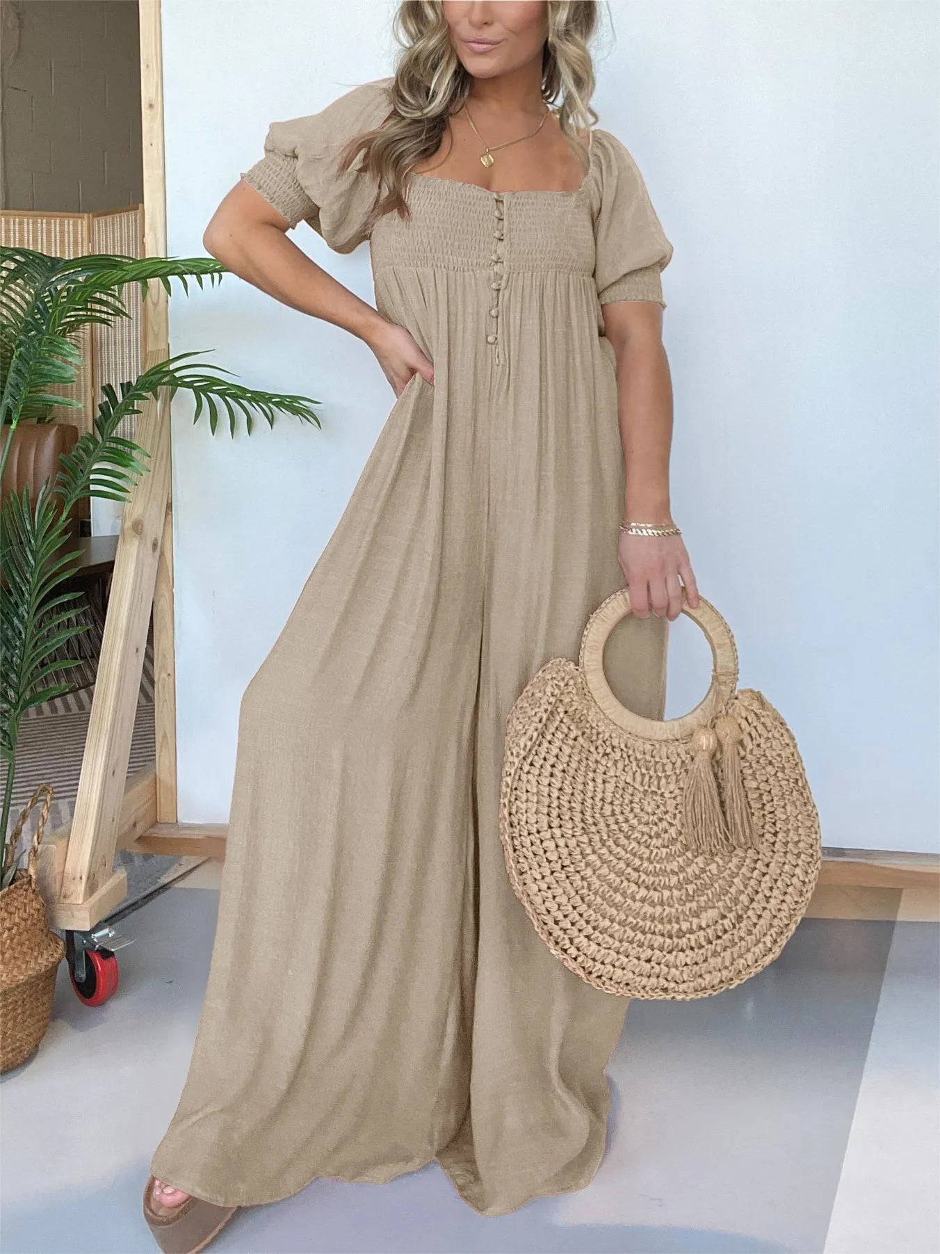 Olivia® | Stylish And Cozy Wide-Legged Jumpsuit