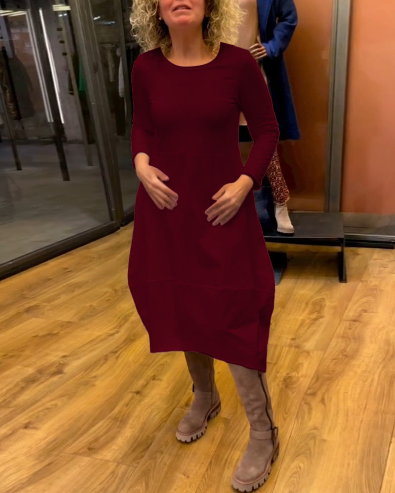Frieda | Long dress with pockets