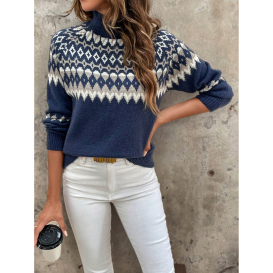 Leonie | Women's turtleneck sweater with long sleeves