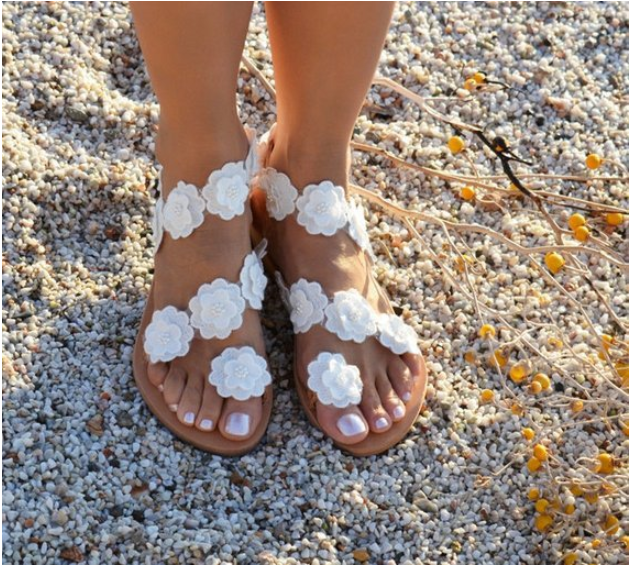 Serena® | Comfort Summer Foreign Trade New Pu Toe Flowers