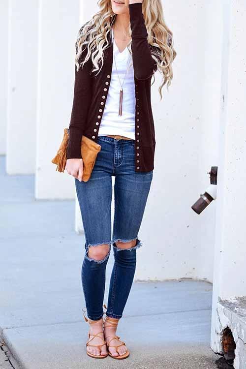 Isabel | Classic and stylish winter cardigan