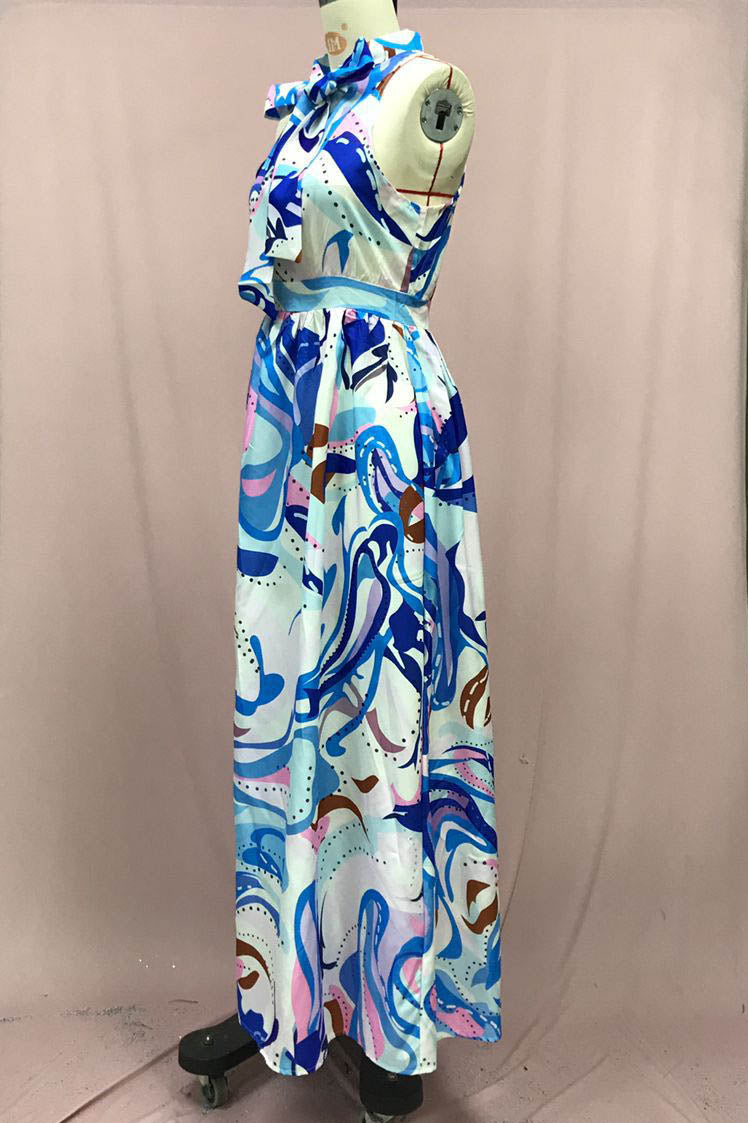Erika® | French Style Floral Chiffon Dress