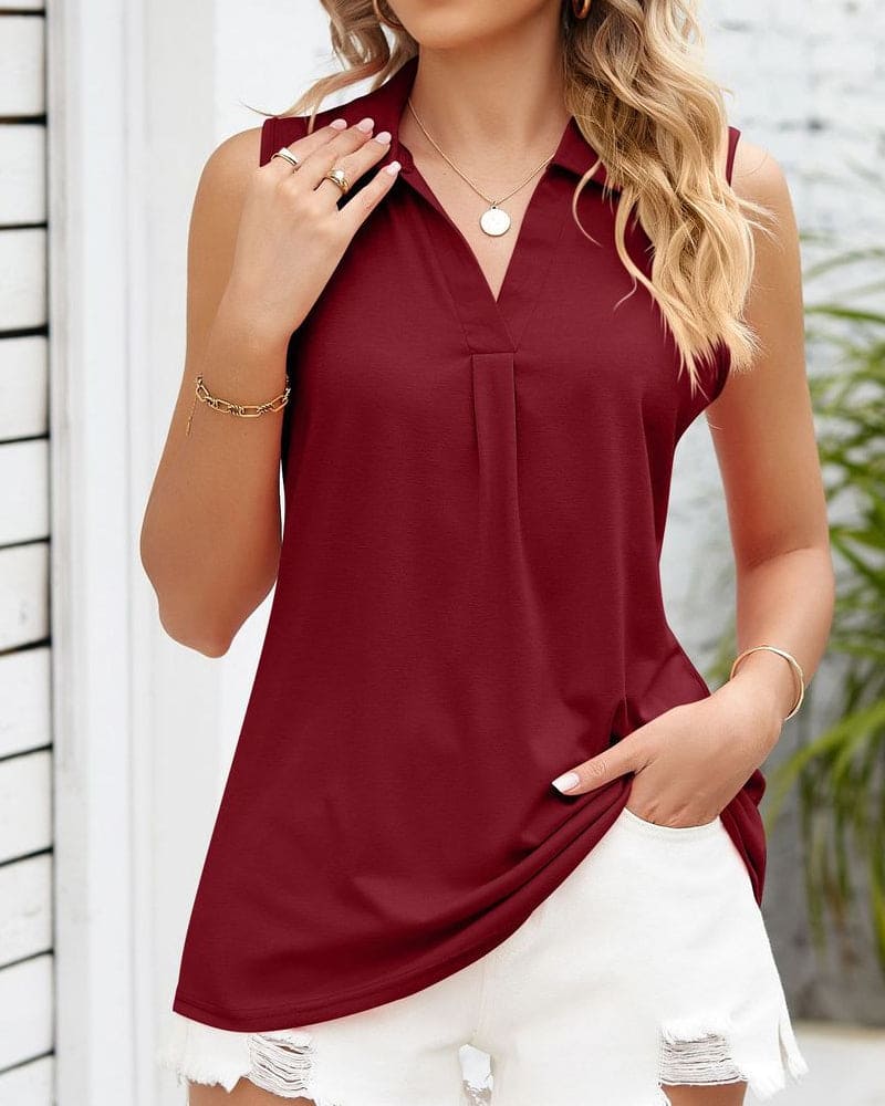 Olga® | Sleeveless Blouse