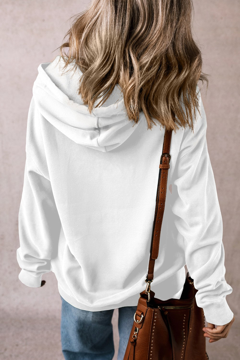 Stefanie | Long sleeve hoodie with drawstring and pockets
