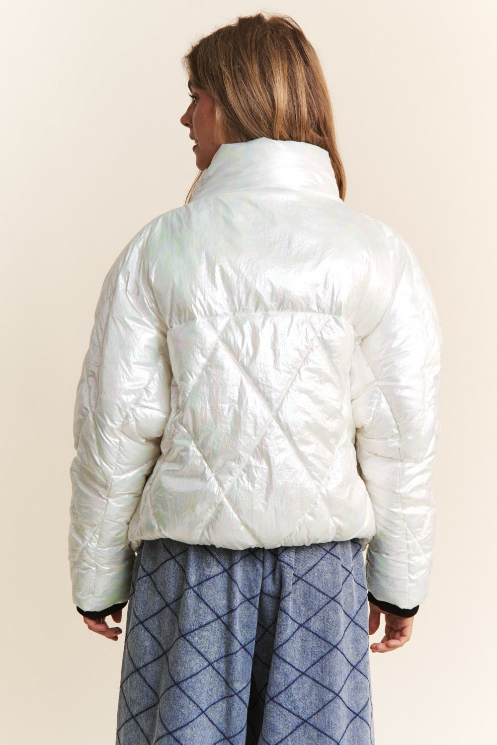 Nina | J.NNA quilted jacket with stand-up collar
