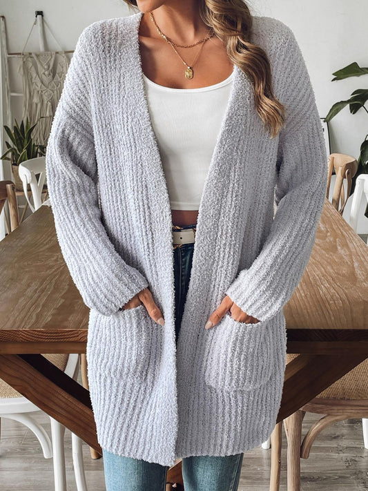 Elisa | Long sleeve open front cardigan