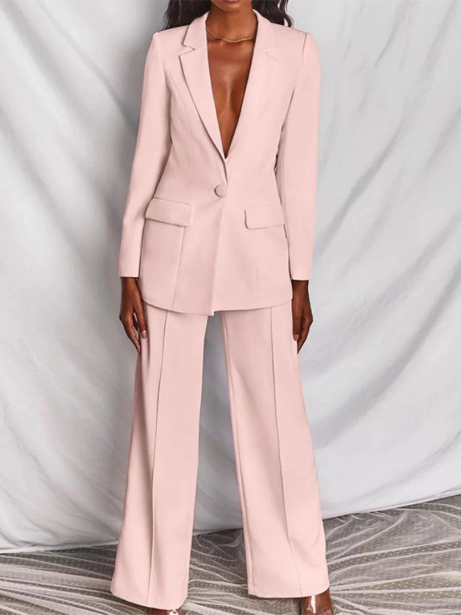 Rosalía® | Blazer And Trousers Set For Women'S Business Dress