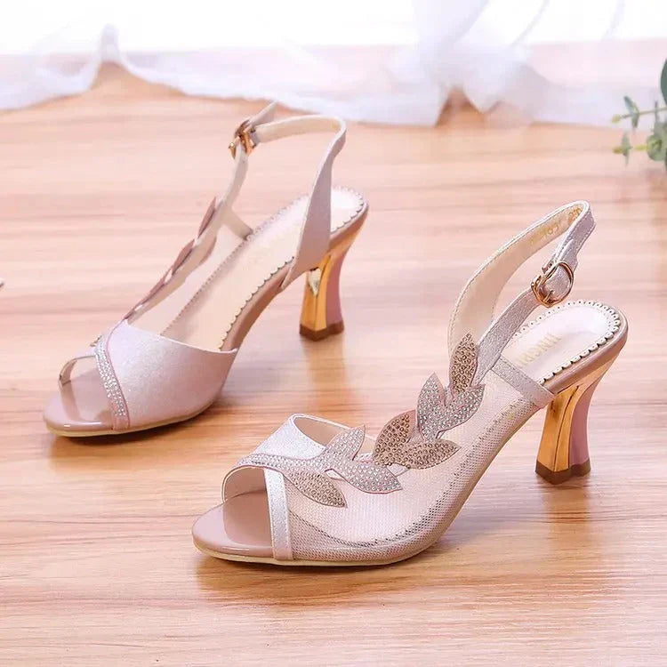 Simona® | Elegant Heels Made Of Mesh Fabric