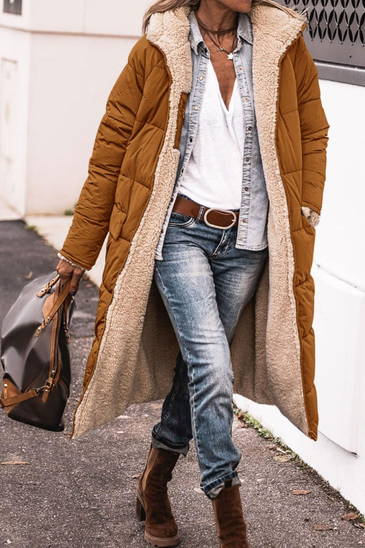 Tamara | Long padded jacket with hood