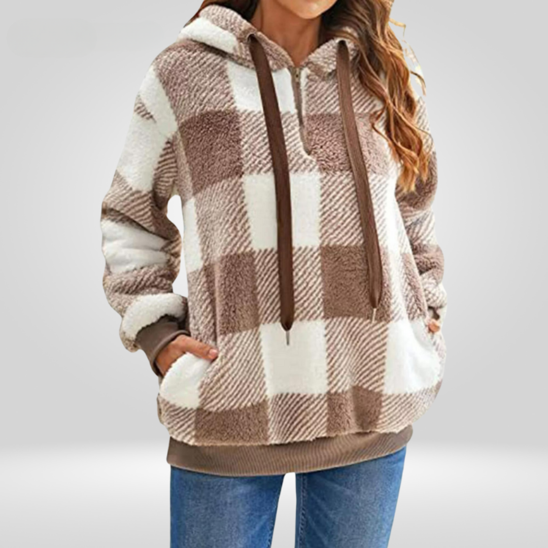 Angeline's | Stylish half zip sweater