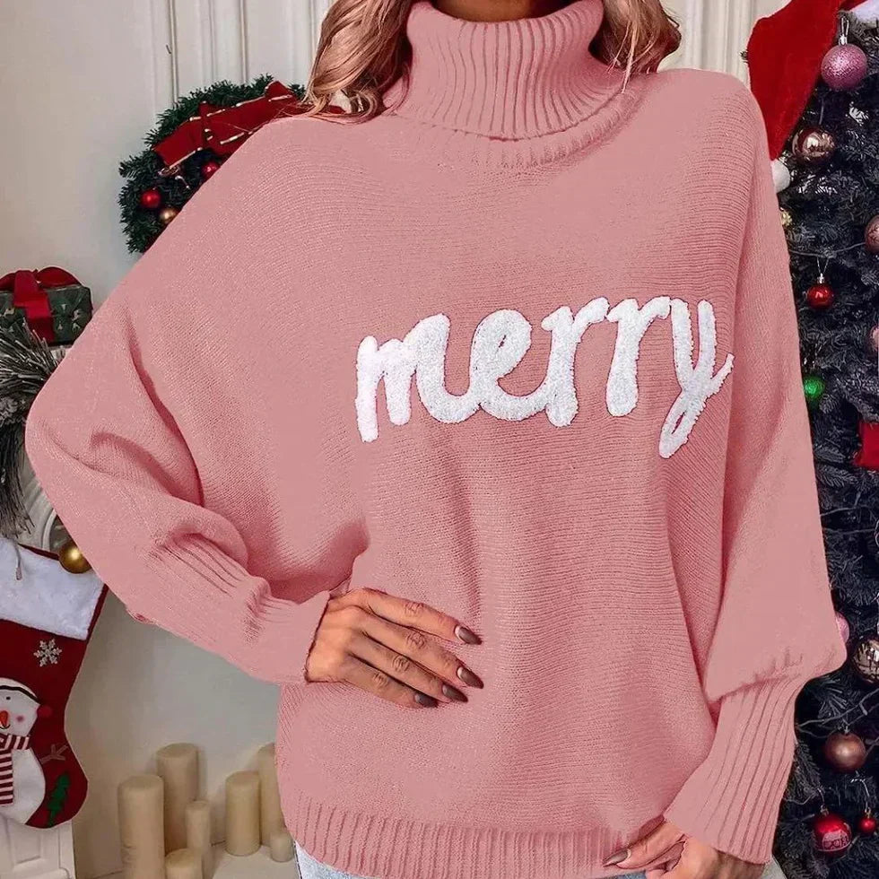 Maite | Cozy and festive turtleneck sweater for women