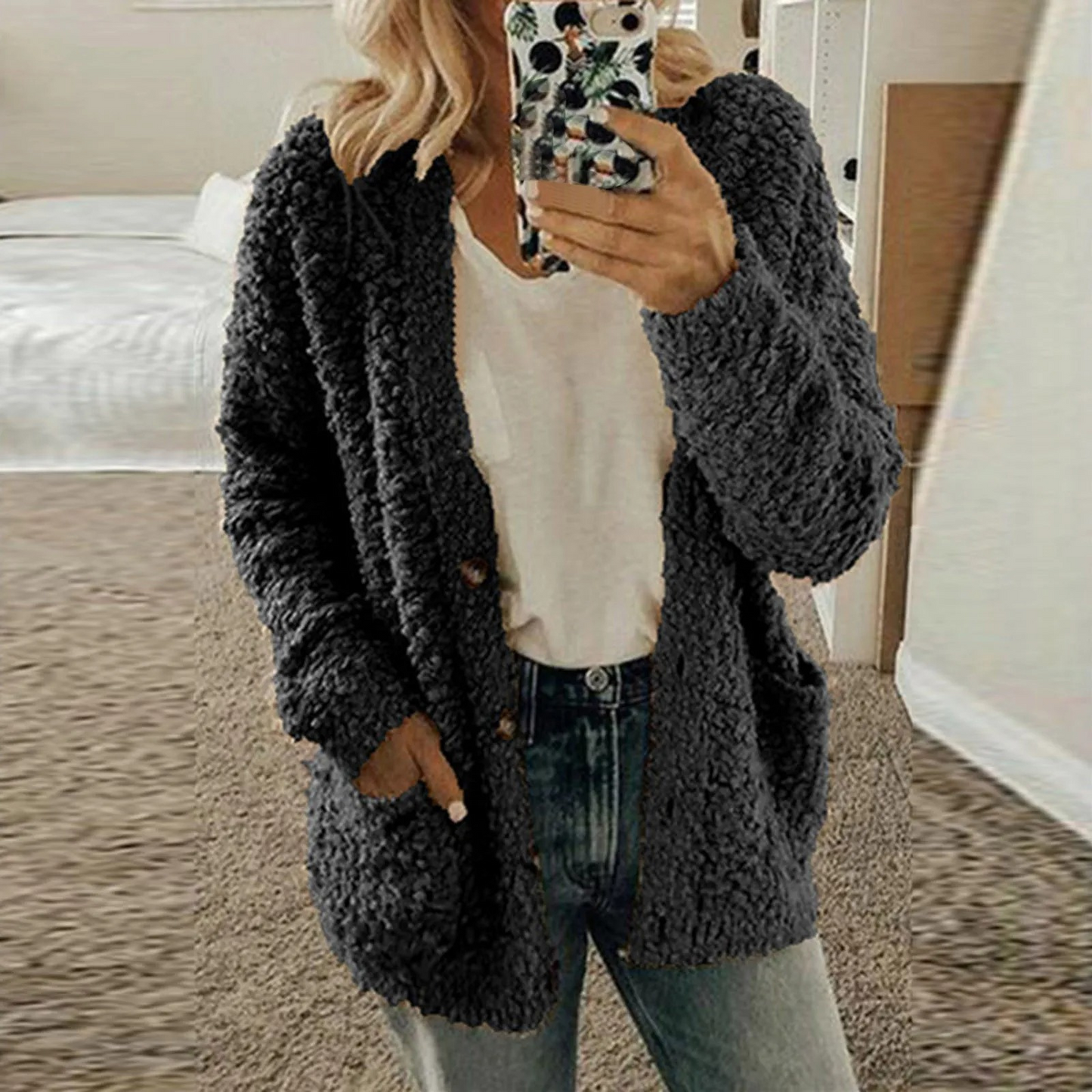 Manuela | Tailored and elegant winter cardigan