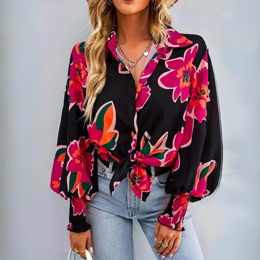 Kim® | Women'S Blouse With Flowers