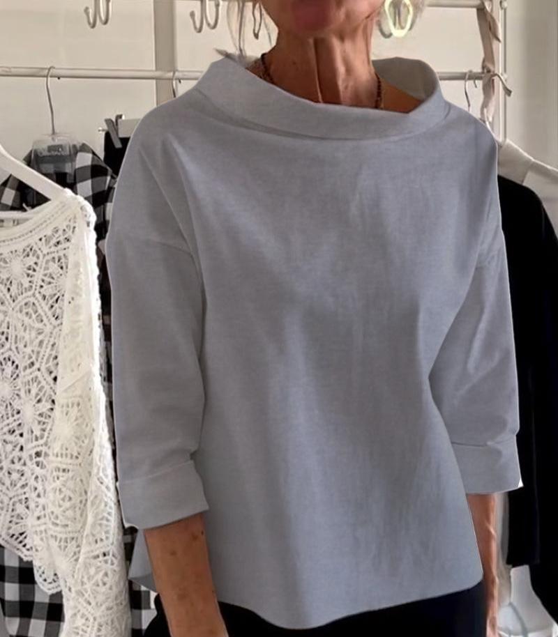 Cecilia® | Elegant high collar top for women