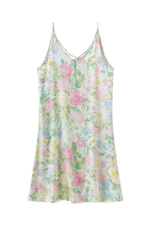 Emilia® | Printed Camisole Dress With Crossed Straps At The Back