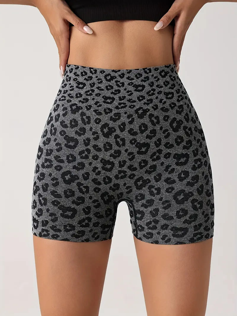 Livia® | Seamless Leopard Print Shorts