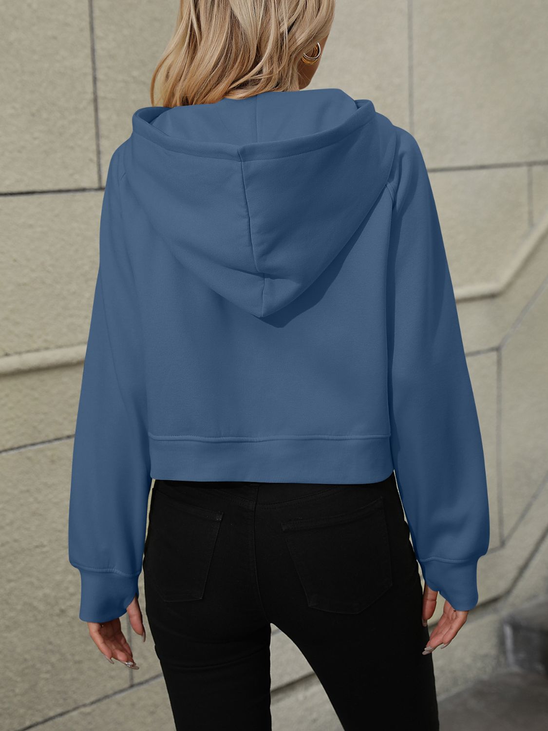 Magdalena | Long sleeve half zip sweatshirt