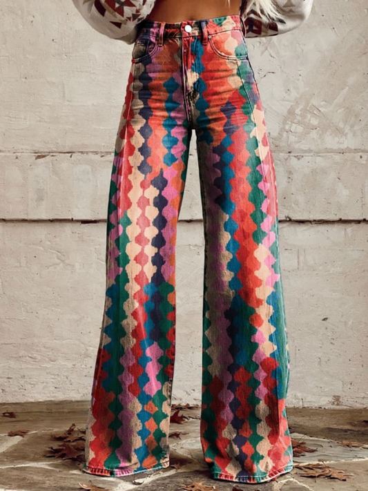Isabel® | Boho Wide Leg Pants