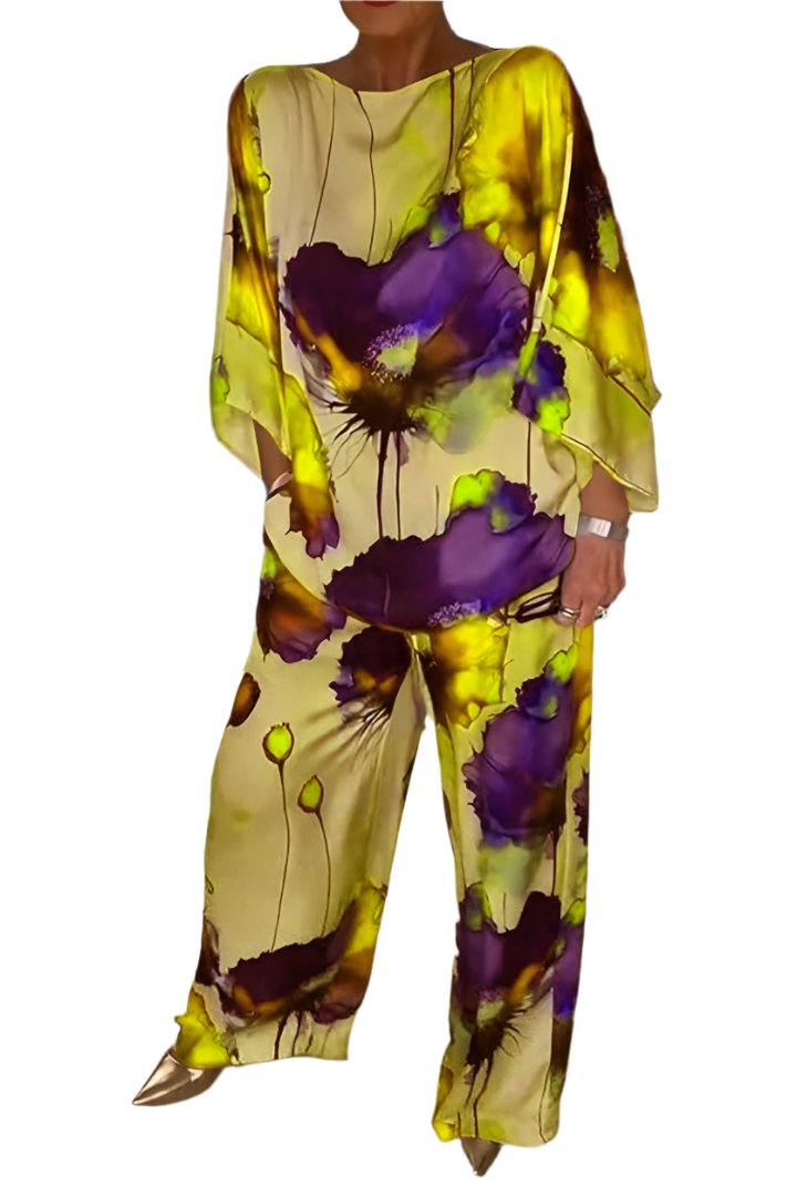 Ruth® | Women'S Elegant Printed Suit Leisure