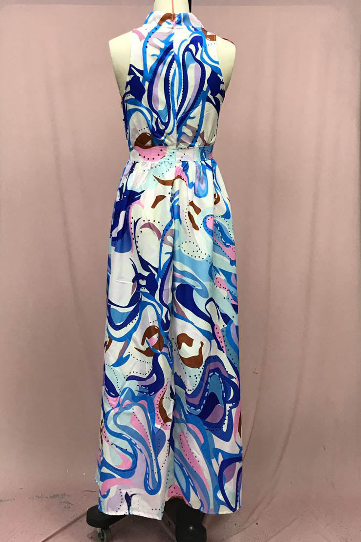 Erika® | French Style Floral Chiffon Dress