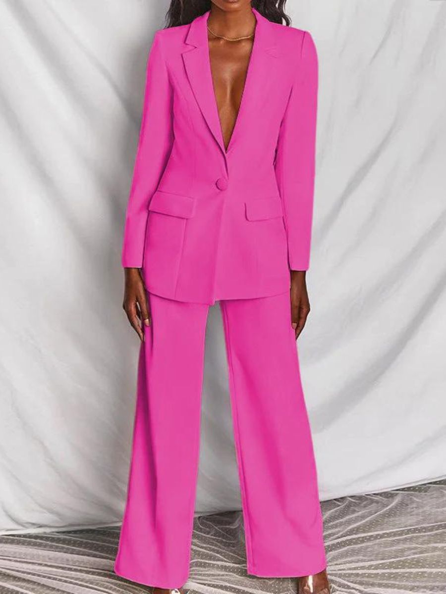 Rosalía® | Blazer And Trousers Set For Women'S Business Dress