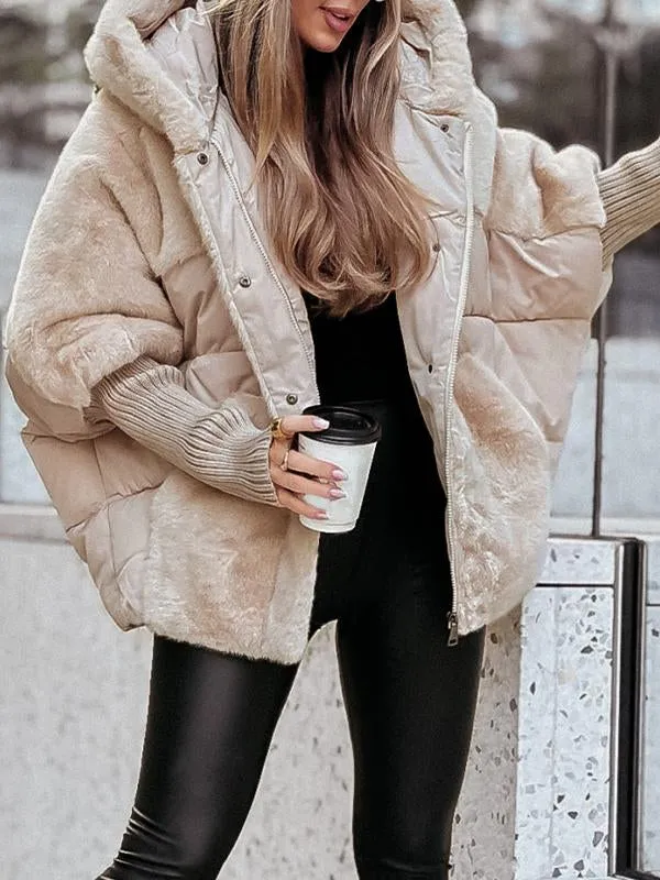 Gilda | Hooded bomber jacket for women.