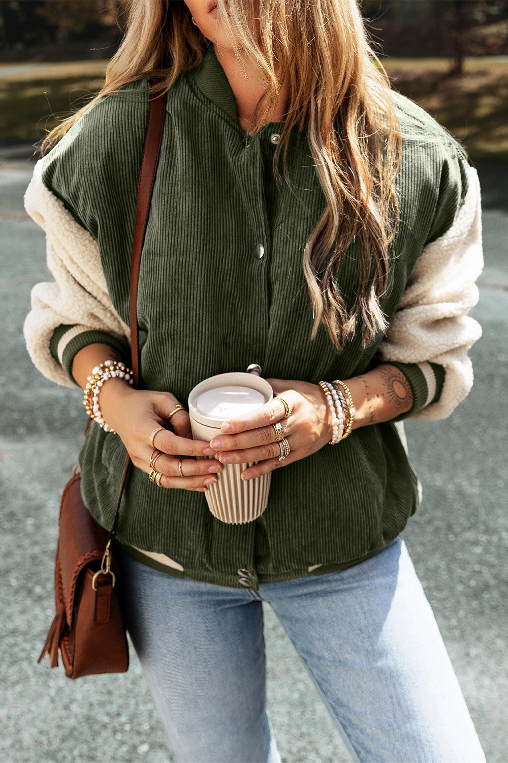 Gerda | Jacket with dropped shoulders and long sleeves