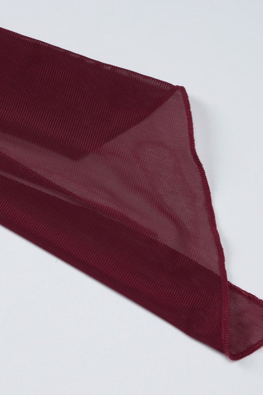 Sheer Sleeve Bustier Gown Formal Dress