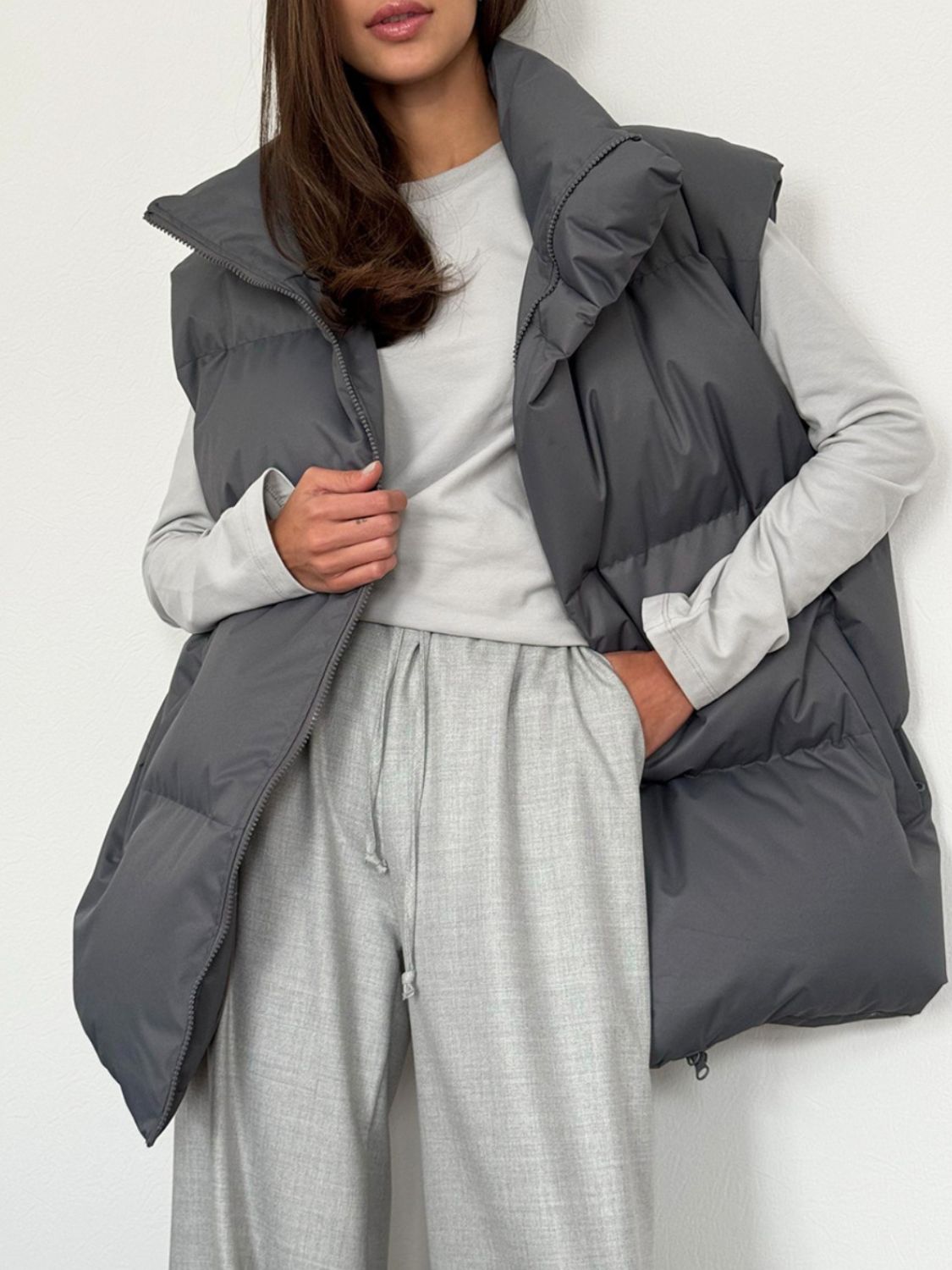 Rocio | Zip-up turtleneck sweater