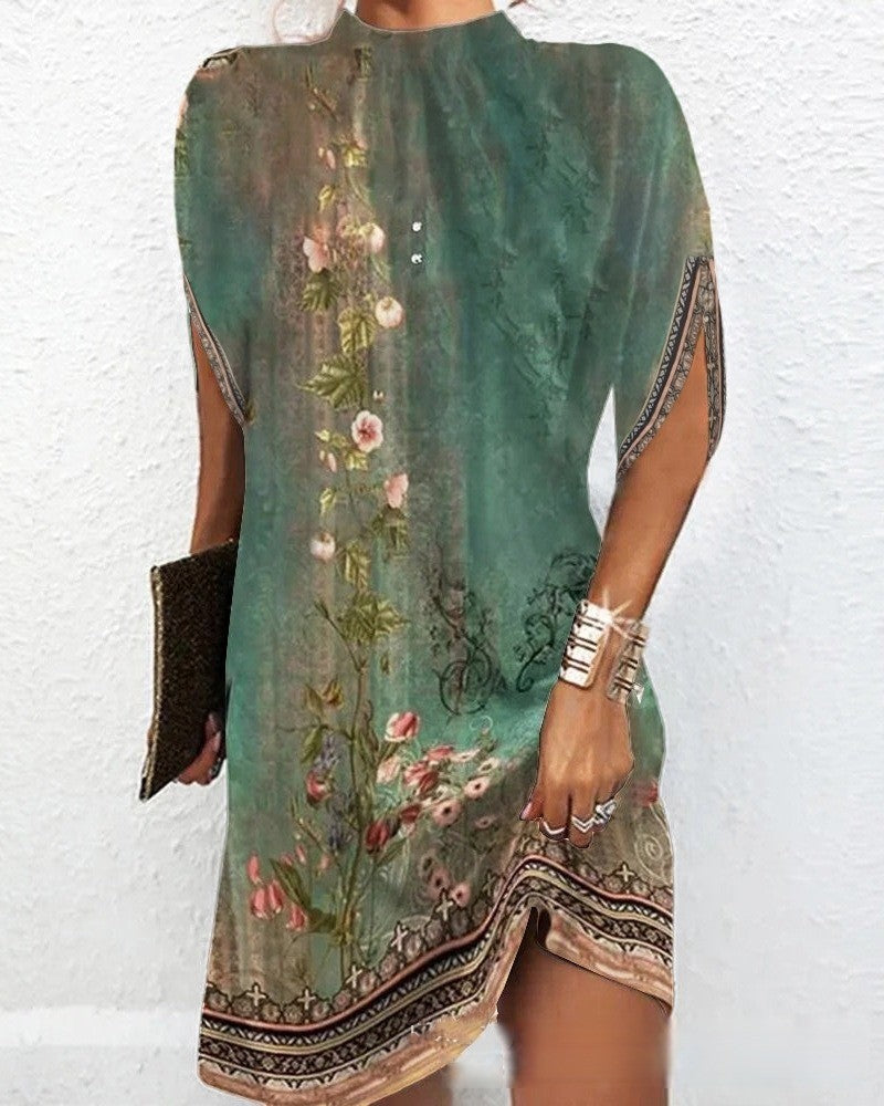 Charlotte® | Women'S Batwing Sleeve Dress Lightweight, Elegant, And Versatile Fabric