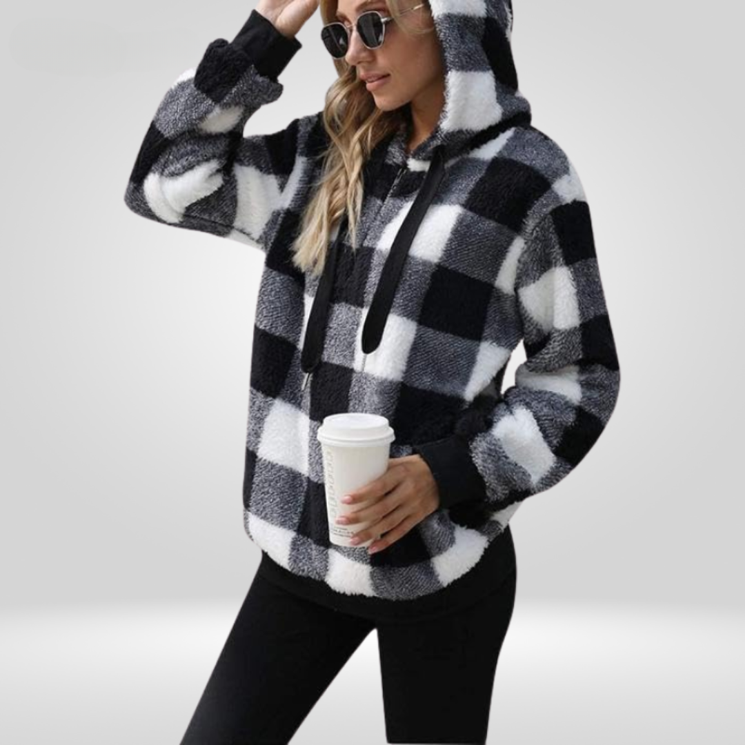 Angeline's | Stylish half zip sweater