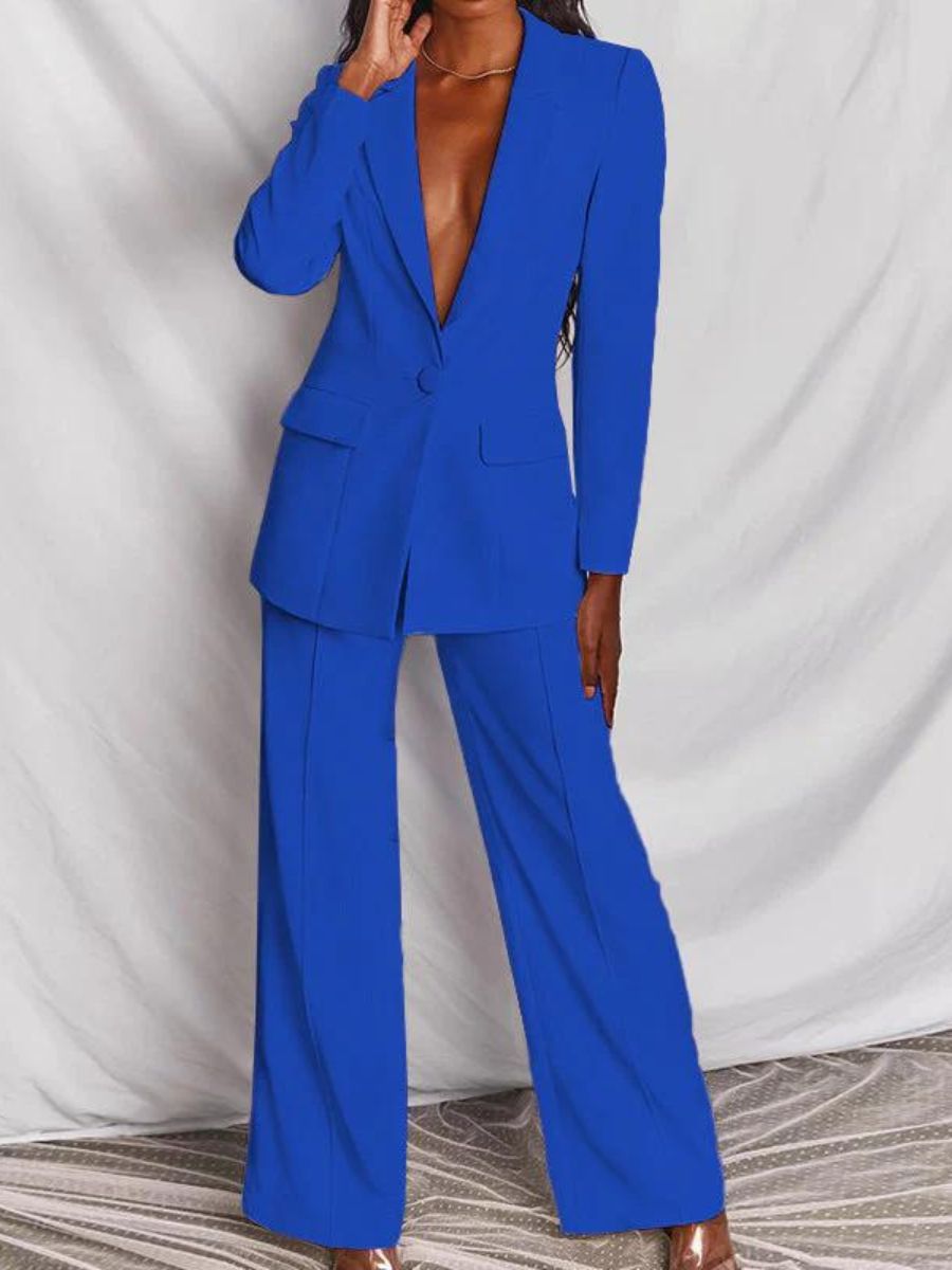 Rosalía® | Blazer And Trousers Set For Women'S Business Dress