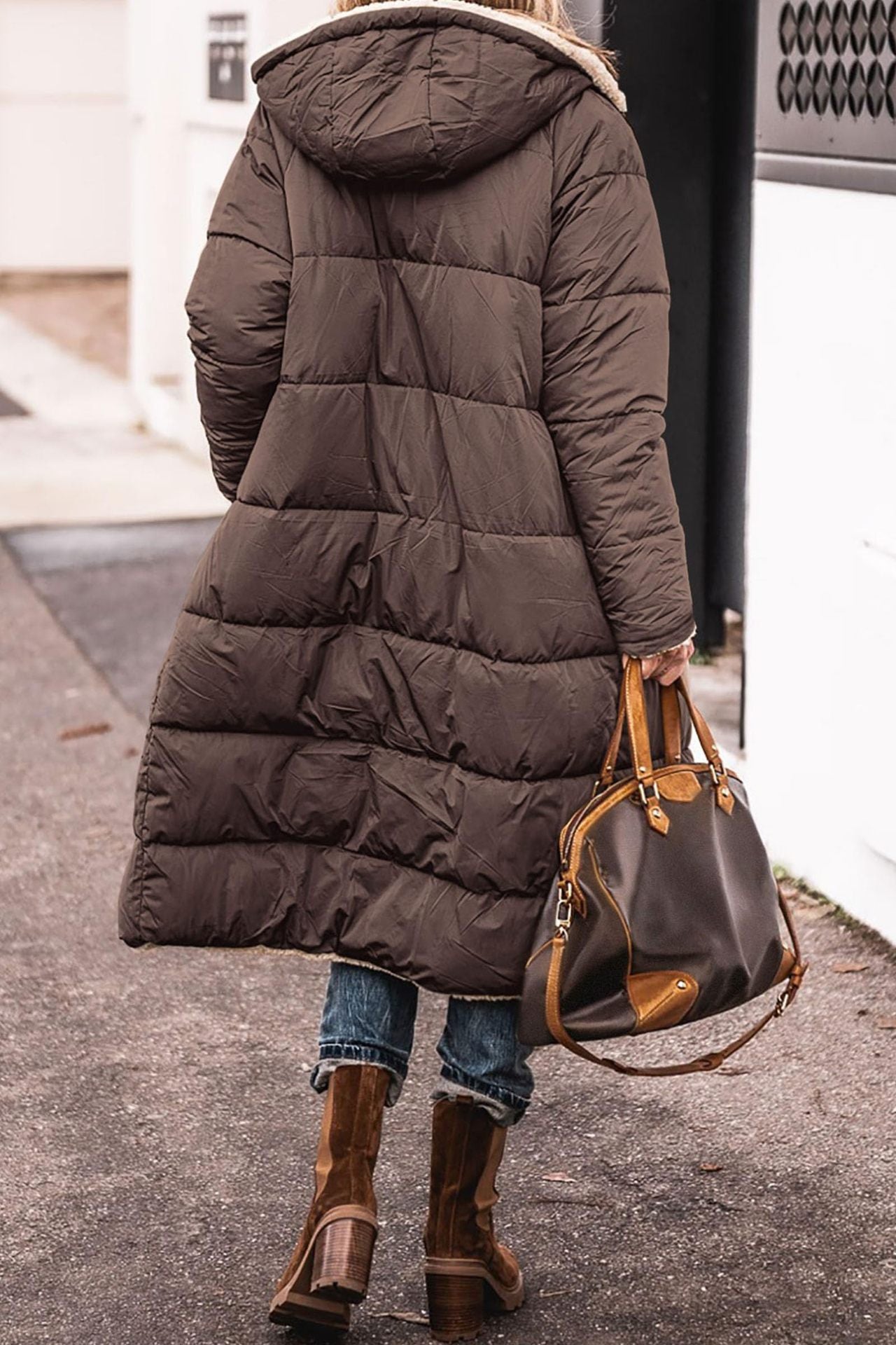 Tamara | Long padded jacket with hood