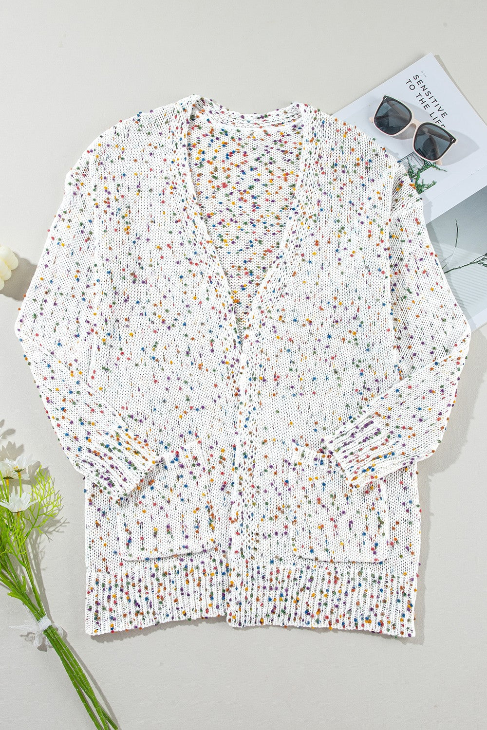 Daniela | Long sleeve open front cardigan