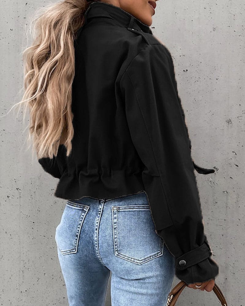 Jacqueline | Women's Cropped Utility Jacket