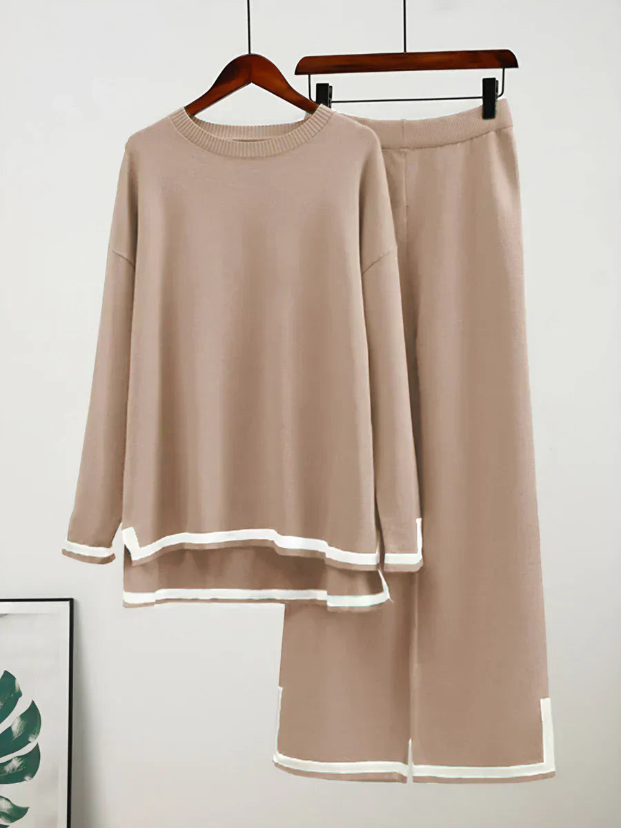 Elisa | Elegant stretch knit set to stay at home