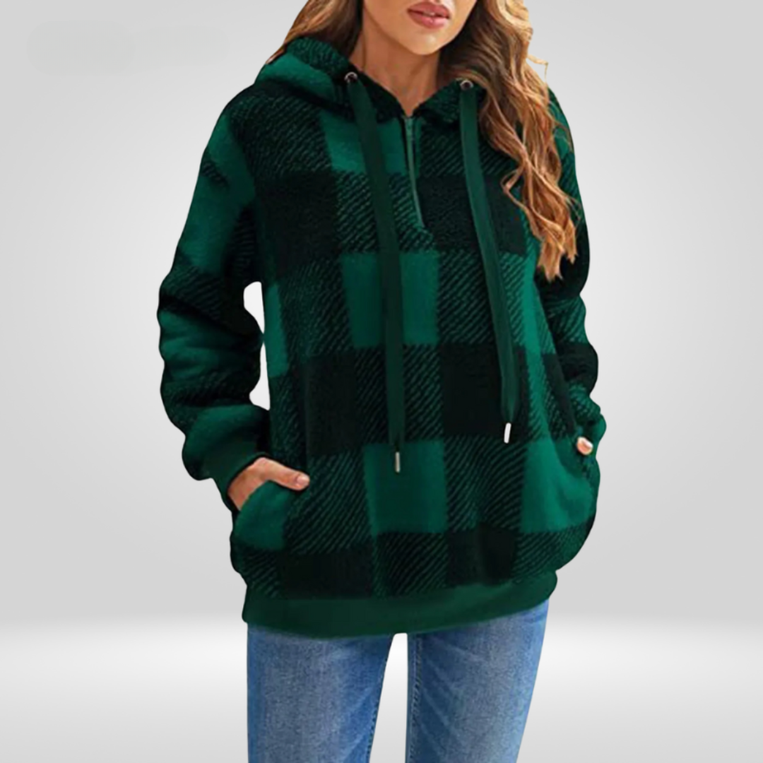 Angeline's | Stylish half zip sweater
