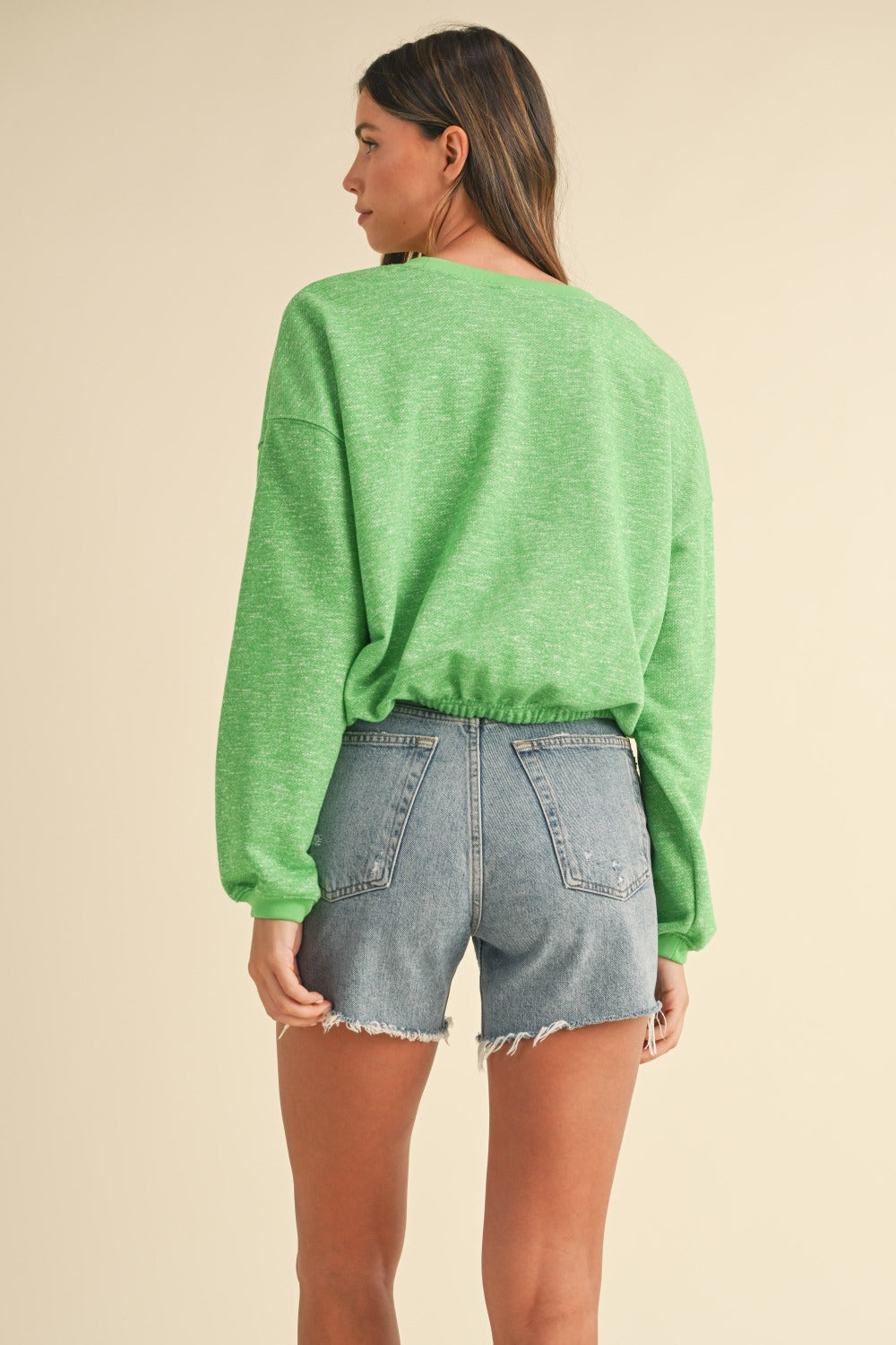 Natalia | Mable crew neck sweatshirt with letter embroidery