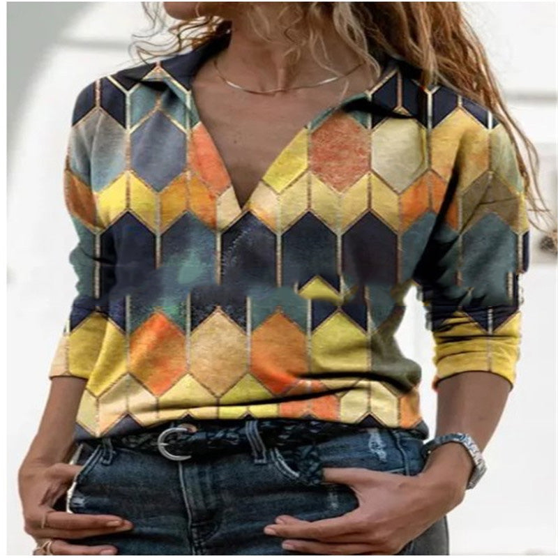 Karol® | Wish Casual Temperament V-Neck Loose Blouse