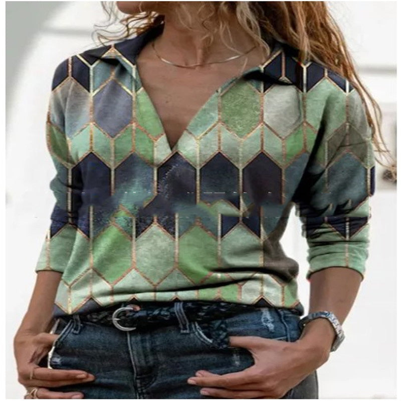 Karol® | Wish Casual Temperament V-Neck Loose Blouse