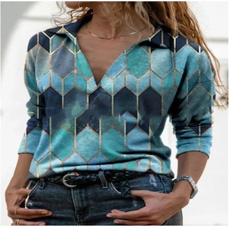 Karol® | Wish Casual Temperament V-Neck Loose Blouse