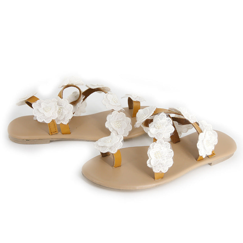 Serena® | Comfort Summer Foreign Trade New Pu Toe Flowers