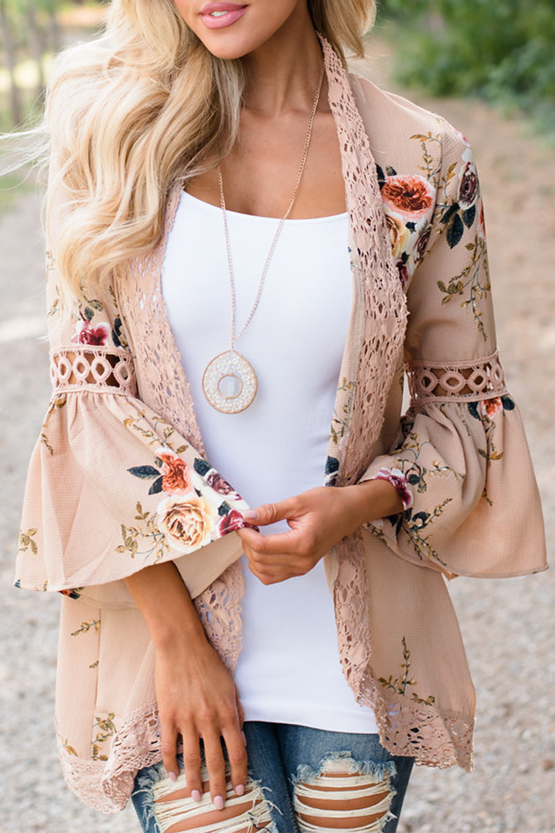 Nerina® | Versatile And Elegant Jacket With Floral Blouse