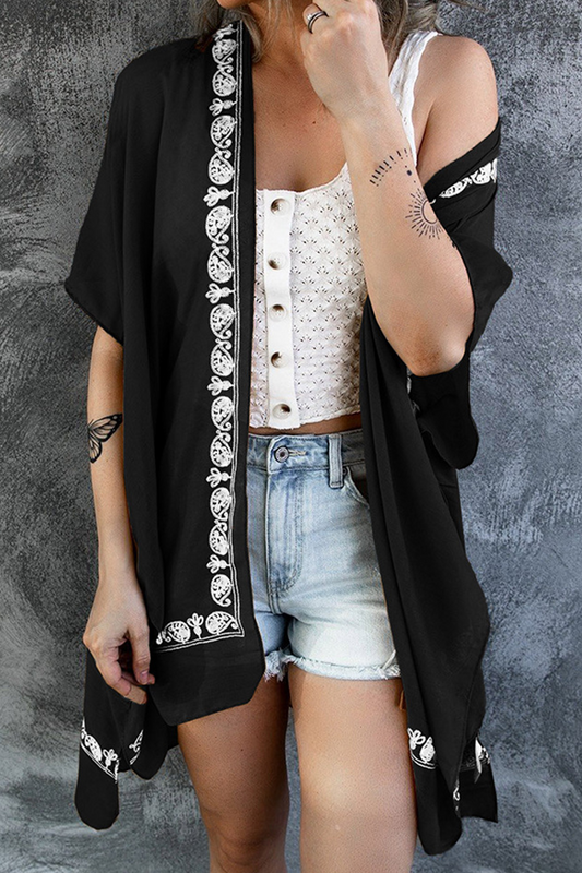 Renata® | Casual Short-Sleeved Lace Jacket