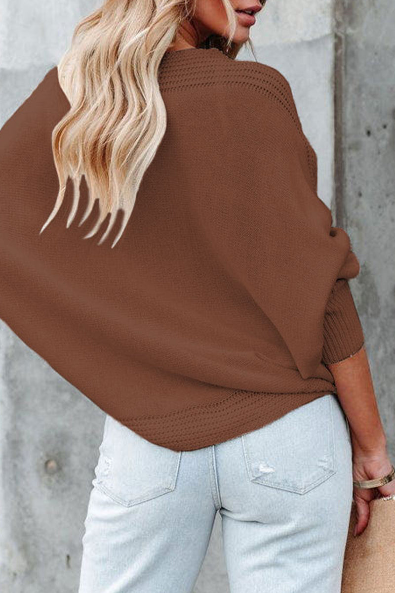 Rosario | Street Solid Solid Color V-Neck Tops