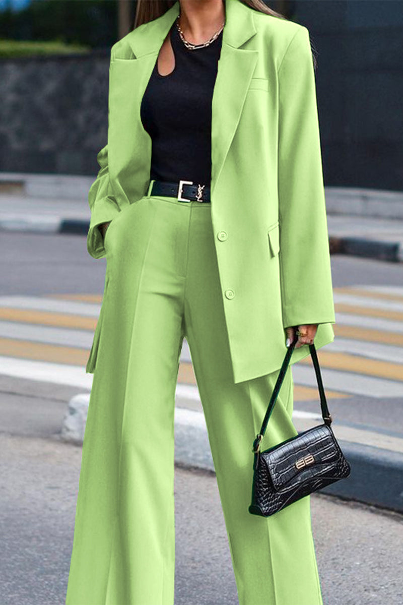 Loredana® | Elegant Long-Sleeved Blazer And Pants Set