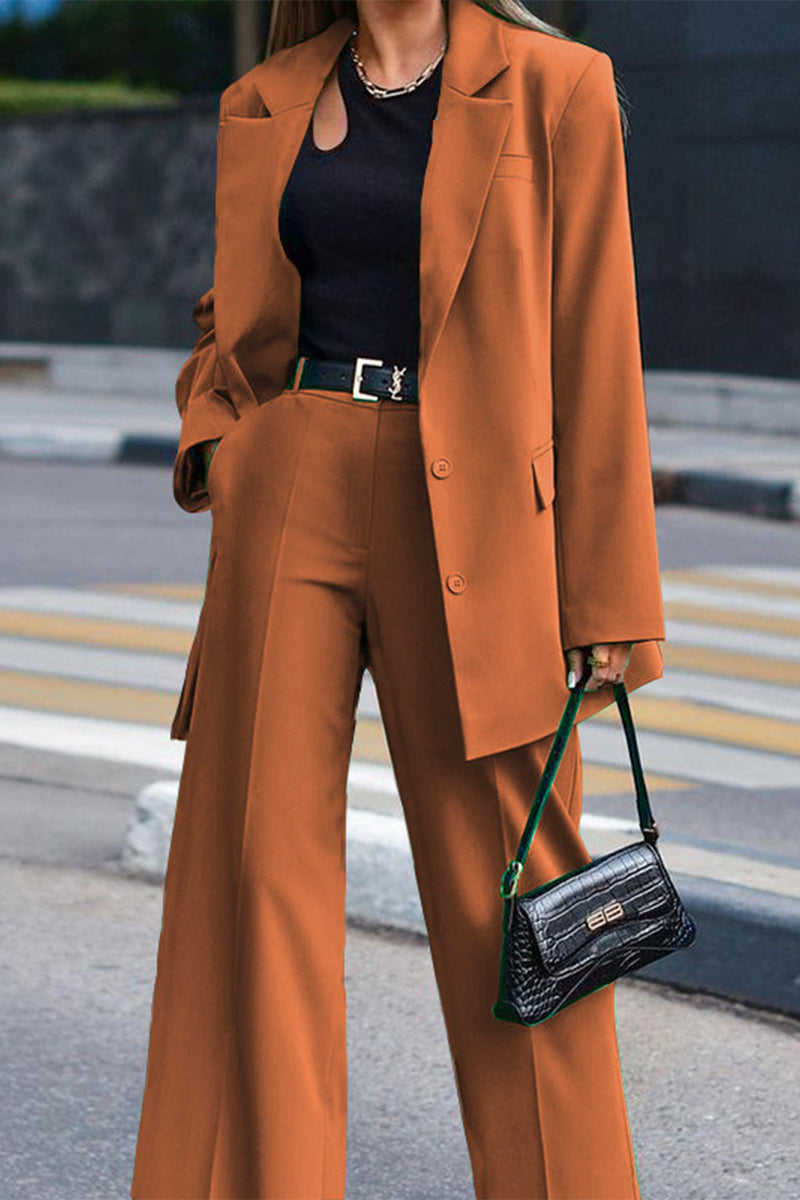 Loredana® | Elegant Long-Sleeved Blazer And Pants Set